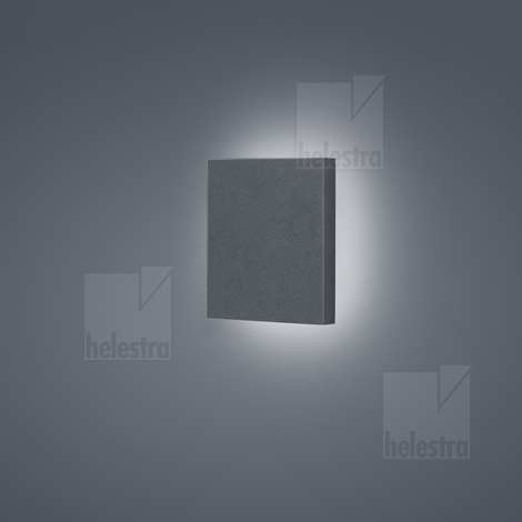 Helestra AIR  Wandleuchte Aluminium graphit