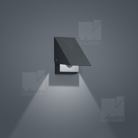 Helestra FREE  Wandleuchte Aluminium graphit