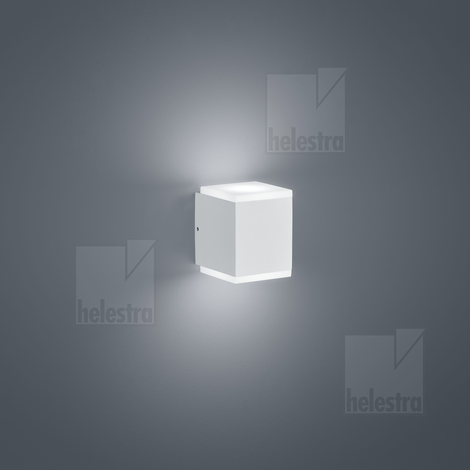 Helestra KIBO  Wandleuchte Aluminium mattweiß