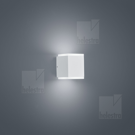 Helestra KIBO  Wandleuchte Aluminium mattweiß