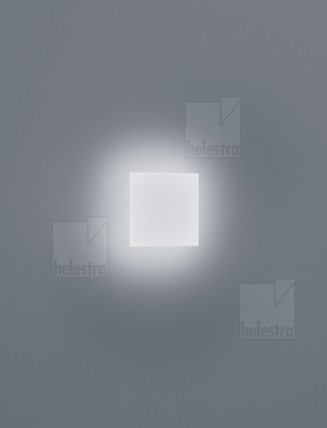 Helestra META  Wandleuchte Aluminium mattweiß