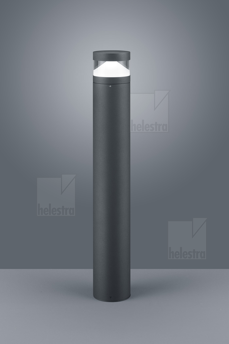 Helestra MONO  Pollerleuchte Aluminium graphit