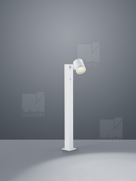 Helestra PART  Pollerleuchte Aluminium mattweiß