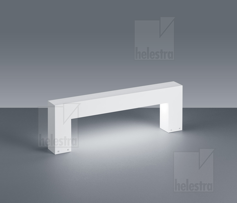 Helestra PORT  Pollerleuchte Aluminium mattweiß
