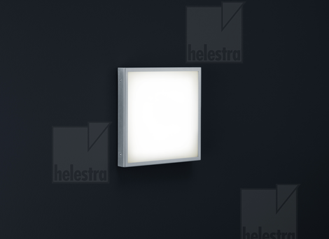 Helestra SCALA Wand-/Deckenleuchte Edelstahl edelstahl geschliffen
