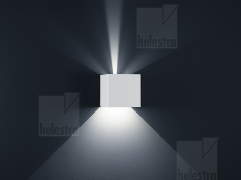 Helestra SIRI44-L  Wandleuchte Aluminium mattweiß