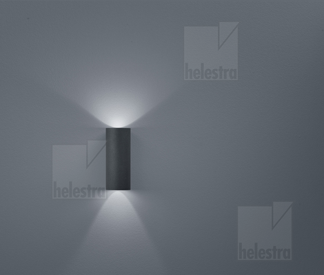 Helestra SWIFT  Wandleuchte Aluminium graphit
