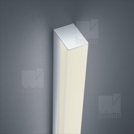 Helestra LADO Wand-/Deckenleuchte Aluminium chrom