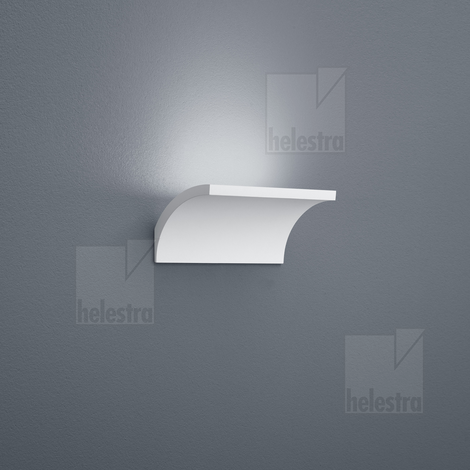 Helestra ADEO  Wandleuchte Aluminium mattweiß