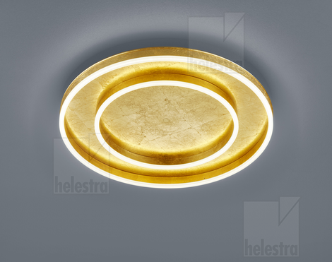 Helestra SONA  Deckenleuchte  blattgold