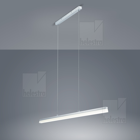 Helestra MOYA  Pendelleuchte Aluminium aluminium matt