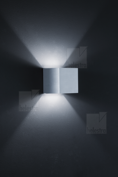 Helestra SIRI  Wandleuchte Aluminium aluminium matt