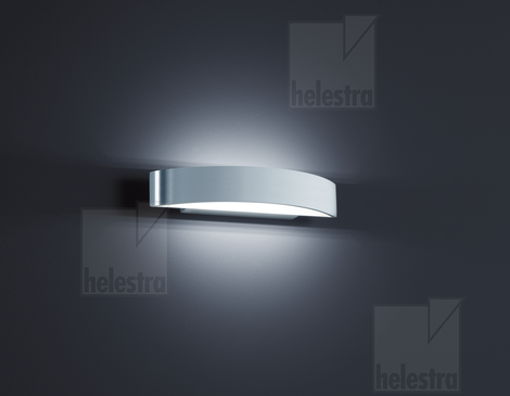 Helestra YONA  Wandleuchte Aluminium aluminium poliert - mattweiß