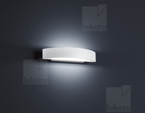 Helestra YONA  Wandleuchte Aluminium mattweiß