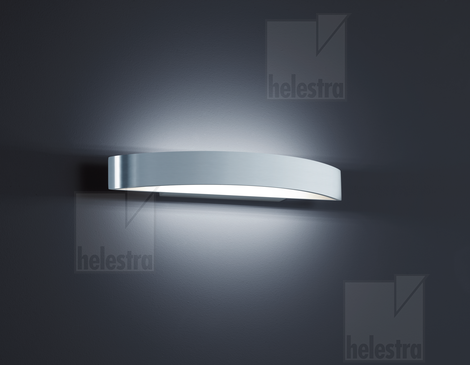 Helestra YONA  Wandleuchte Aluminium aluminium poliert - mattweiß