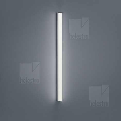 Helestra LADO Wand-/Deckenleuchte Aluminium mattschwarz