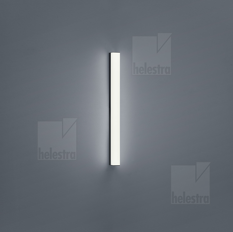 Helestra LADO Wand-/Deckenleuchte Aluminium mattschwarz