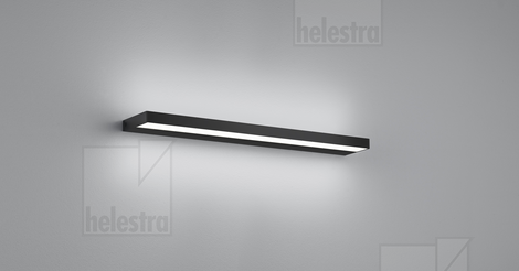 Helestra SLATE  Wandleuchte Aluminium mattschwarz