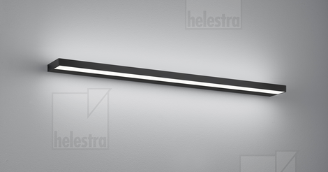 Helestra SLATE  Wandleuchte Aluminium mattschwarz