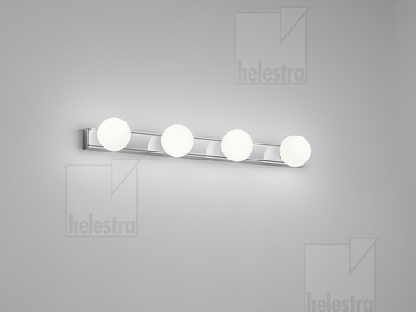 Helestra LIS Wand-/Deckenleuchte  chrom