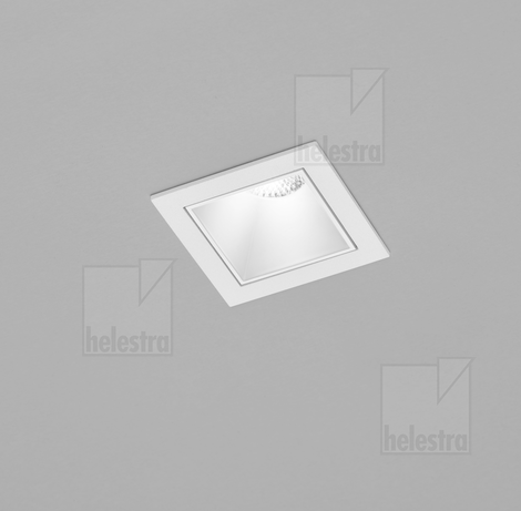 Helestra PIC  Decken-Einbauleuchte Aluminium weiß - weiß