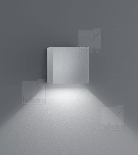 Helestra SIRI44  Wandleuchte Aluminium mattnickel