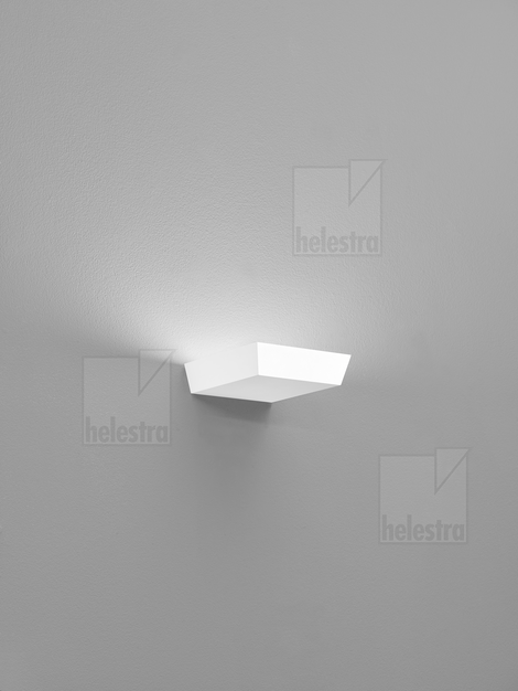 Helestra COR  Wandleuchte Aluminium mattweiß