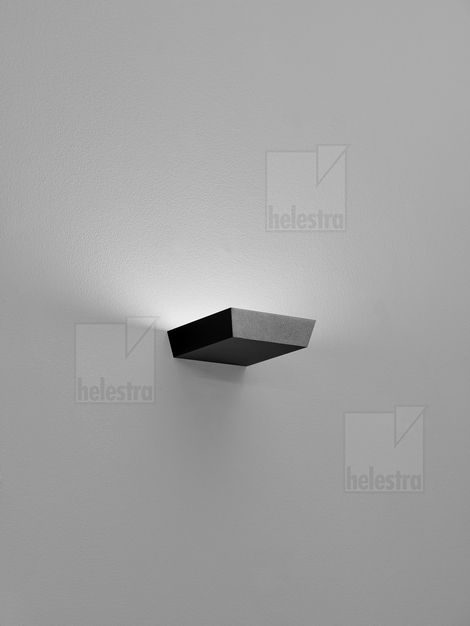 Helestra COR  Wandleuchte Aluminium mattschwarz