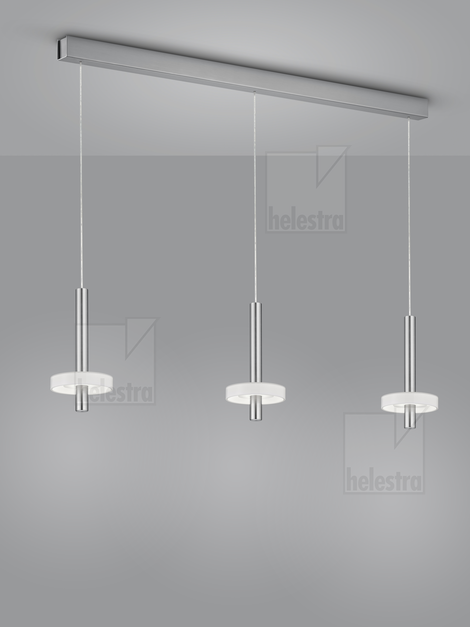 Helestra KEA  Pendelleuchte Aluminium mattnickel