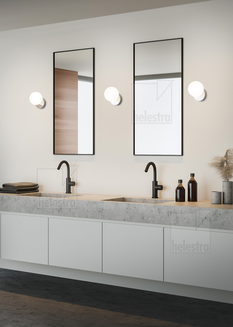Helestra LIS  Wandleuchte Aluminium chrom