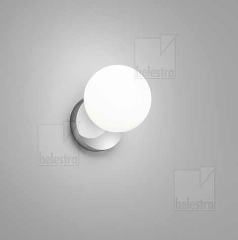 Helestra LIS  Wandleuchte Aluminium chrom
