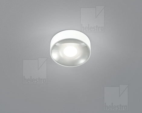 Helestra POSH  Deckenleuchte Aluminium-Guss mattweiß