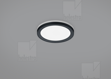 Helestra LICA  Deckenleuchte Aluminium mattschwarz