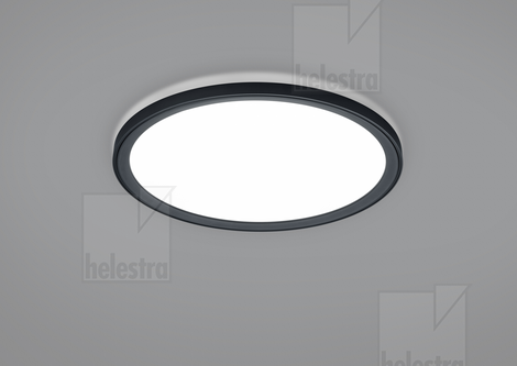 Helestra LICA  Deckenleuchte Aluminium mattschwarz
