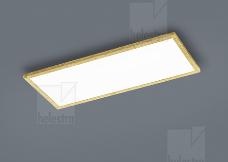 Helestra RACK  Deckenleuchte Aluminium blattgold