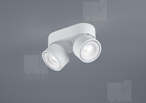 Helestra ROTA  Deckenleuchte Aluminium mattweiß