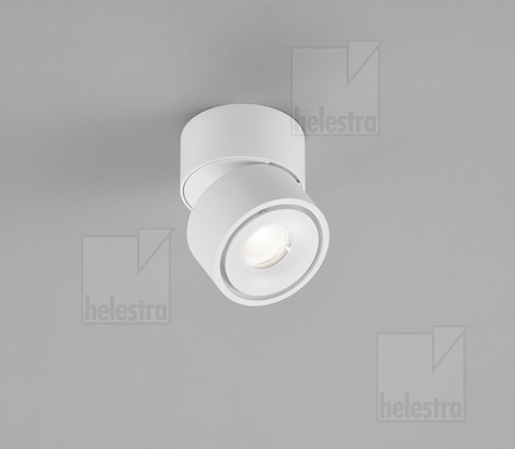 Helestra ROTA  Deckenleuchte Aluminium mattweiß