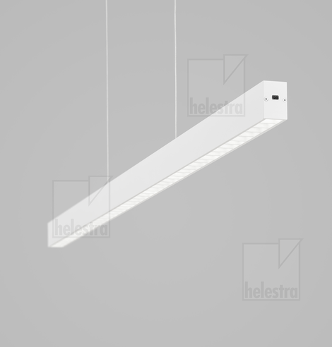 Helestra CAYO  Pendelleuchte Aluminium mattweiß