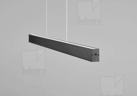 Helestra CAYO  Pendelleuchte Aluminium mattschwarz