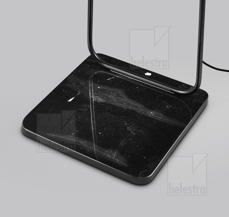 Helestra PAD  Stehleuchte Stahl mattschwarz