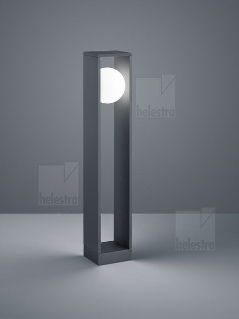 Helestra ANOU  Pollerleuchte Aluminium graphit