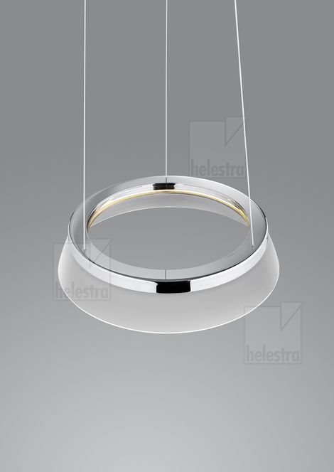 Helestra CITA  Pendelleuchte Aluminium chrom