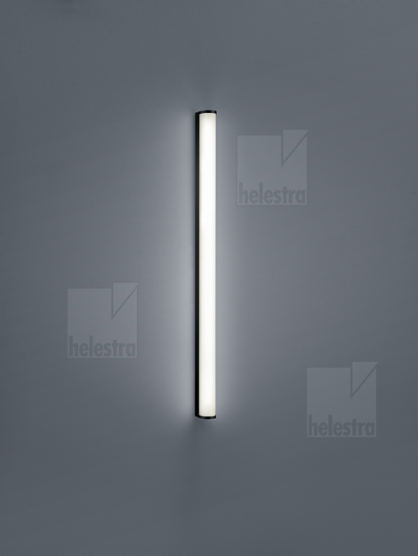 Helestra PONTO  Wandleuchte Aluminium mattschwarz