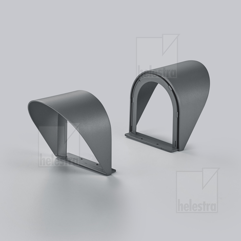 Helestra BICA  Zubehör Aluminium graphit