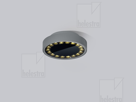 Helestra BICA  Deckenleuchte Aluminium-Guss graphit