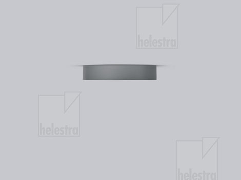 Helestra BICA  Deckenleuchte Aluminium-Guss graphit