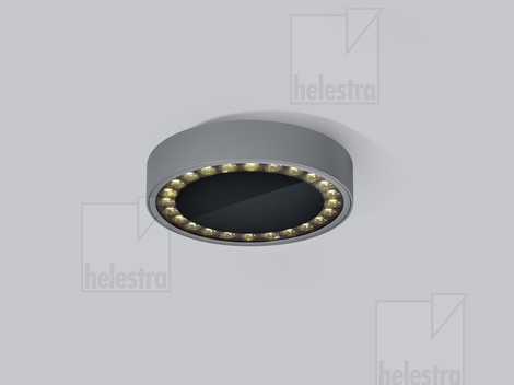 Helestra BICA  Deckenleuchte Aluminium-Guss graphit