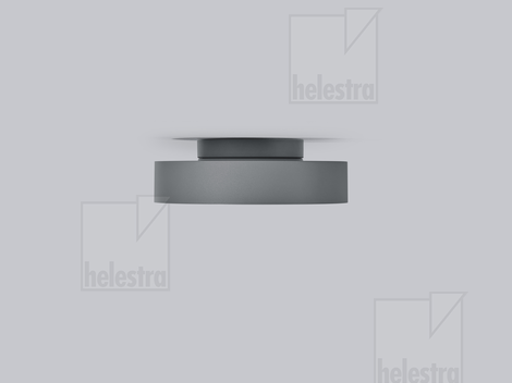 Helestra BICA  Deckenleuchte Aluminium-Guss graphit