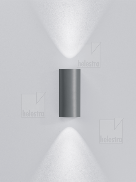 Helestra BICA  Wandleuchte Aluminium-Guss graphit