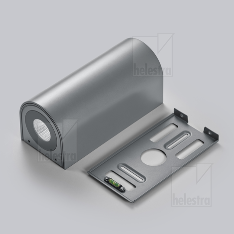 Helestra BICA  Wandleuchte Aluminium-Guss graphit